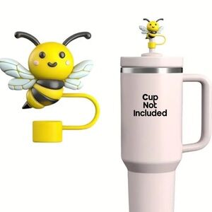 Bee Straw Topper, NEW, 10mm